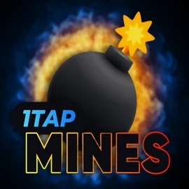 1Tap Mines game by Turbo Games – logo hosted on Spinstein Casino
