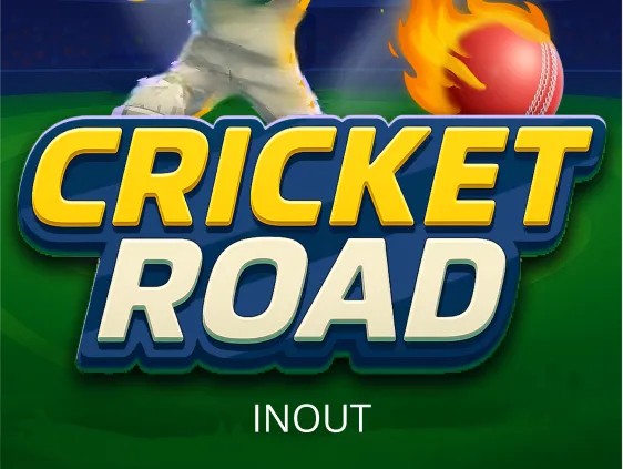 Cricket Road slot logo by InOut at Spinstein Casino