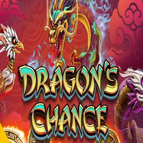 Dragons Chance slot logo by BF Games at Spinstein Casino