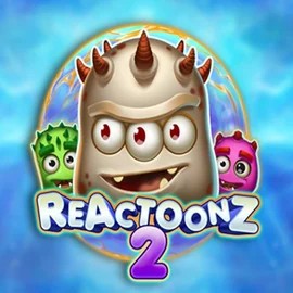 Reactoonz 2 logo by Play'n GO at Spinstein Casino